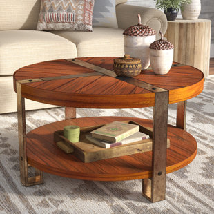 Woven Round Coffee Table Wayfair Brannan Round Coffee Table