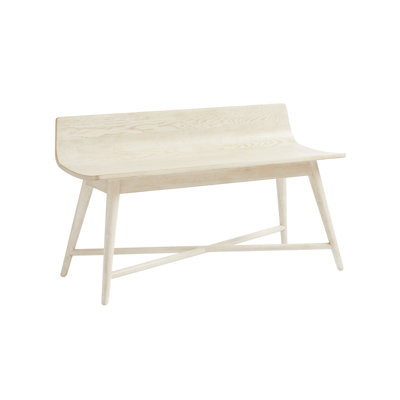 Stone Leigh Furniture Park Wood Bench Color Vanilla Oak