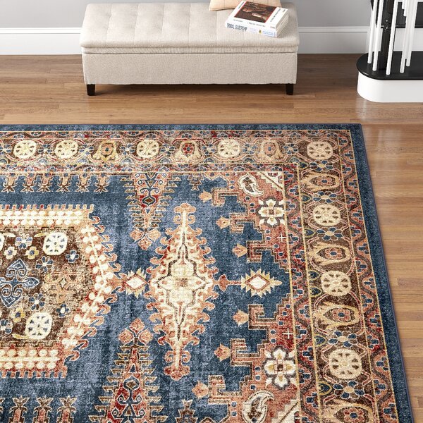 Nature Inspired Area Rug and Runner Slip Resistant Exotic Brown Wood Pattern New 