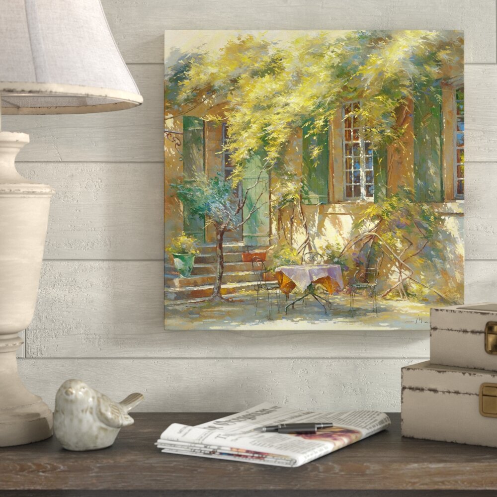 Ophelia & Co. La Terrasse Du Chã¢Teau by Johan Messely - Print on ...