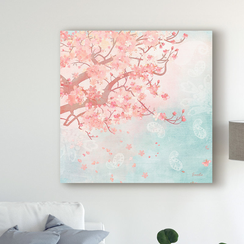 East Urban Home Sweet Cherry Blossoms Iii Acrylic Painting Print