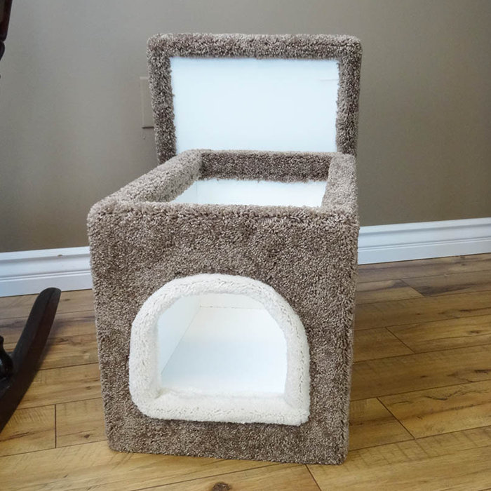 New Cat Condos Premier Litter Box Enclosure Reviews Wayfair Ca Premier Litter Box Enclosure