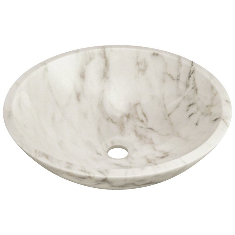 Stone Circular Vessel Bathroom Sink