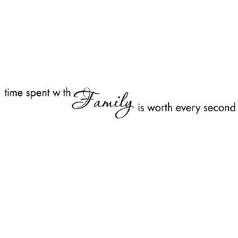 Firesidehome Time Spent With Family Is Worth Every Second Wall Decal Wayfair
