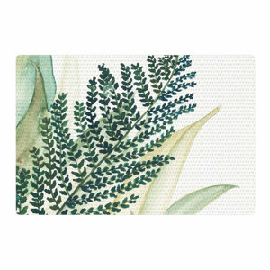 Viviana Gonzalez Botanical Vibes 02 Watercolor Pastel Green Area Rug