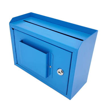 FixtureDisplays 6PK AcrylicSmall-House Shaped Donation Box with A CAMLOCK 14706-6PK-NF 