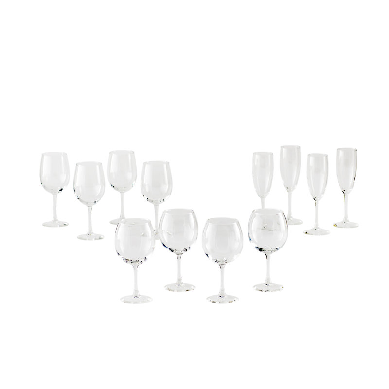 Joss Main Essentials Assorted Stem Glass Set Reviews Joss Main