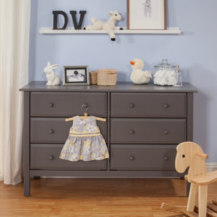 gray nursery dresser