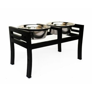 extra large dog bowls with stand