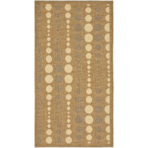 Catharine Gold/Creme Outdoor Area Rug