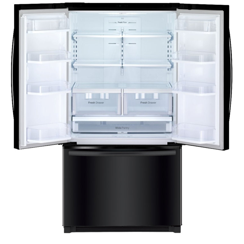 mount refrigerator door Bottom french