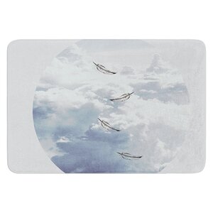 Feathers by Suzanne Carter Bath Mat