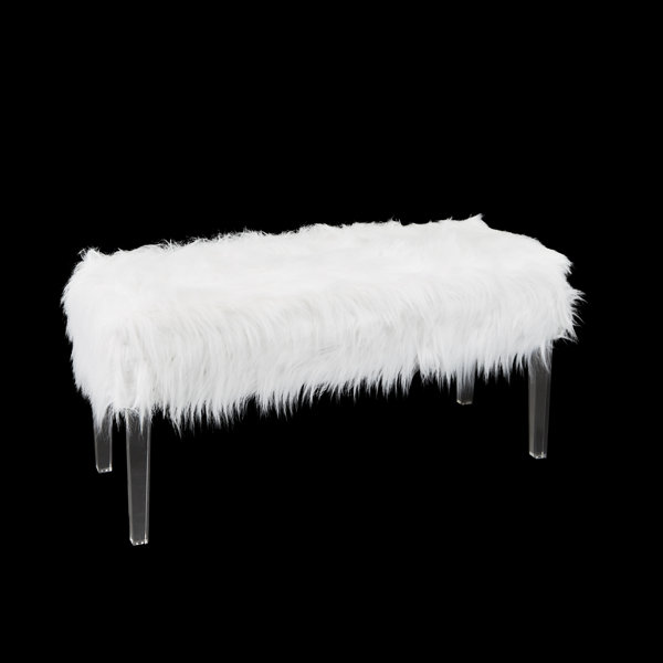 furry storage bench