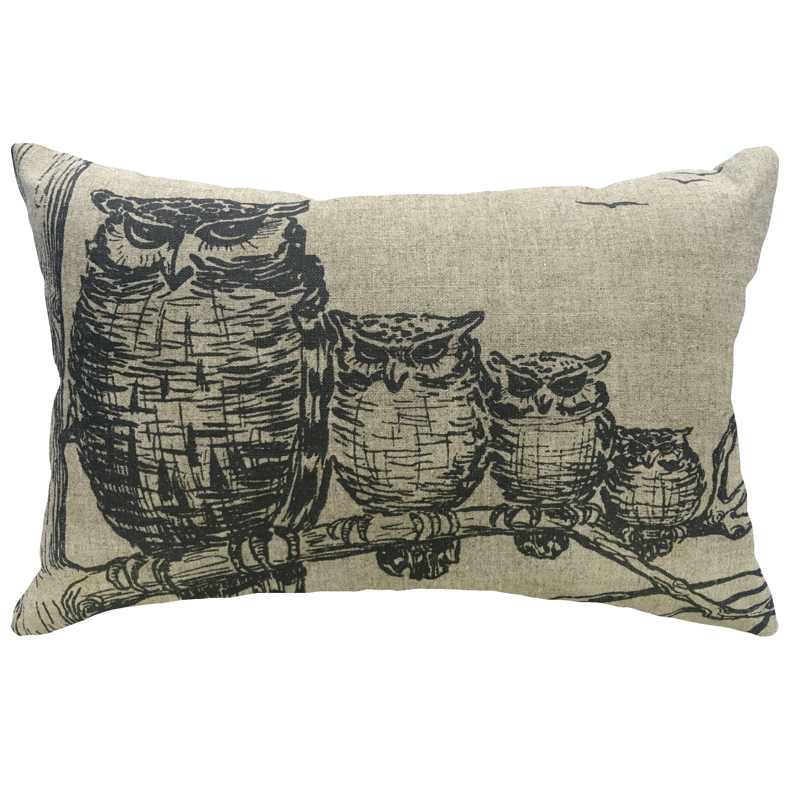 August Grove® Milsap Linen Throw Pillow Wayfair