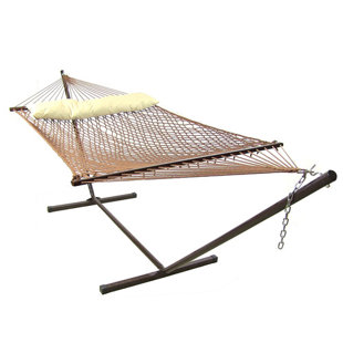 Go to store & view more images Dagmar Polyester Hammock with Stand by Highland Dunes
