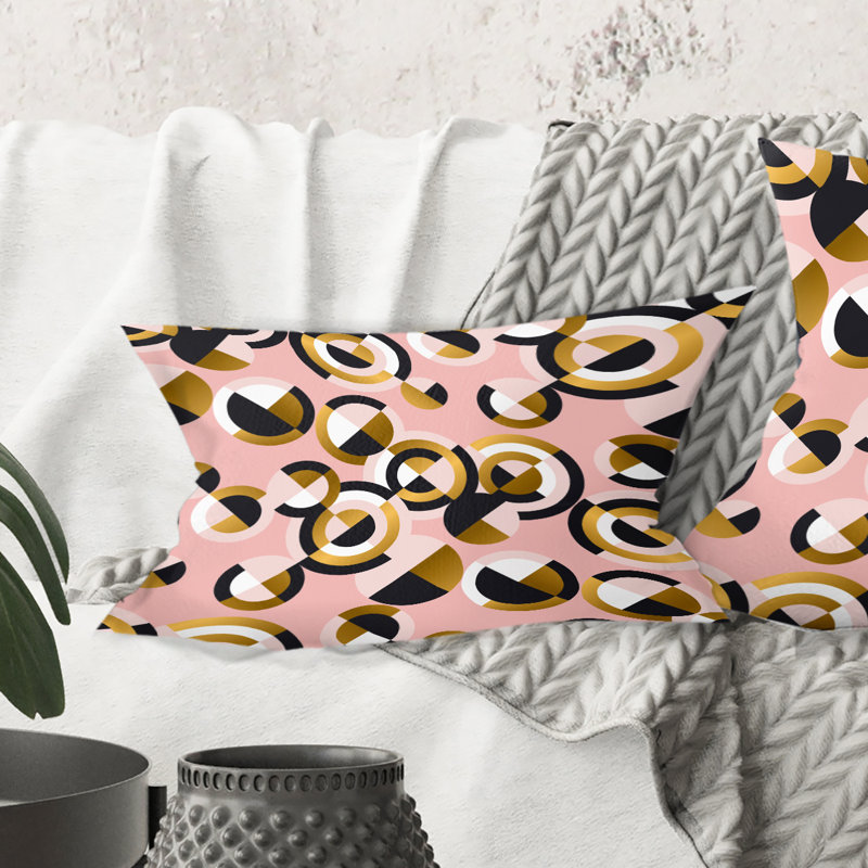 East Urban Home Circular Shapes Pattern Lumbar Pillow Wayfair