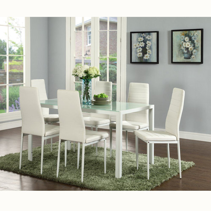 Renick Modern 7 Piece Dining Set