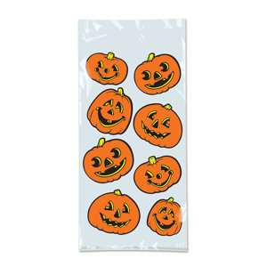 Halloween Pumpkin Cello Bag (Set of 25)