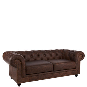 Sofa Old England aus Echtleder von Butlers