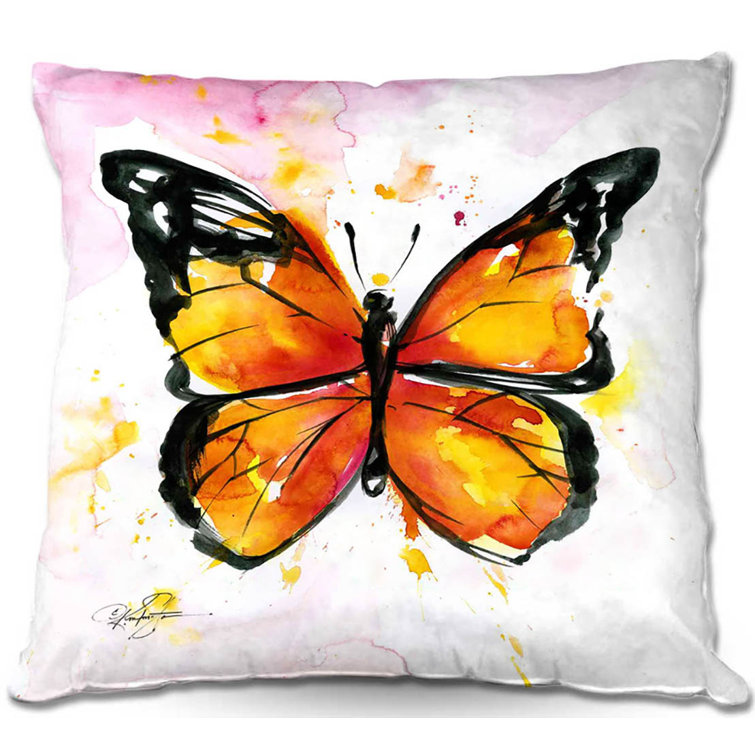 monarch butterfly pillow