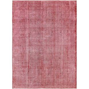 Pink Vintage Persian Rug Wayfair One Of A Kind Vintage Persian Hand Woven 100 Wool Pink Oriental Area Rug