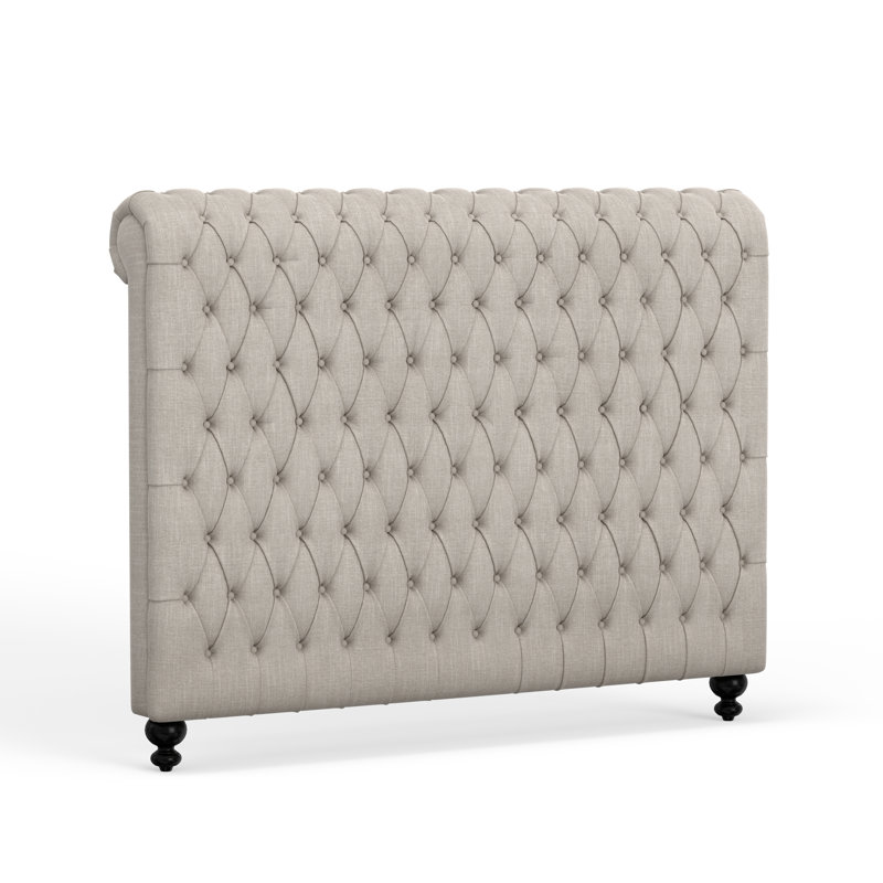 Nicolas Upholstered Sleigh Headboard Size: King