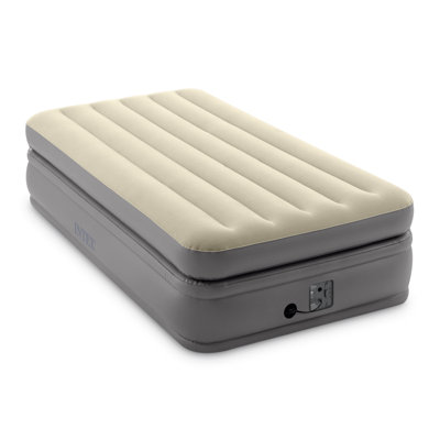 Intex Dura Beam Plus Fiber-Tech Elevated Air Mattress with Built-In Pump