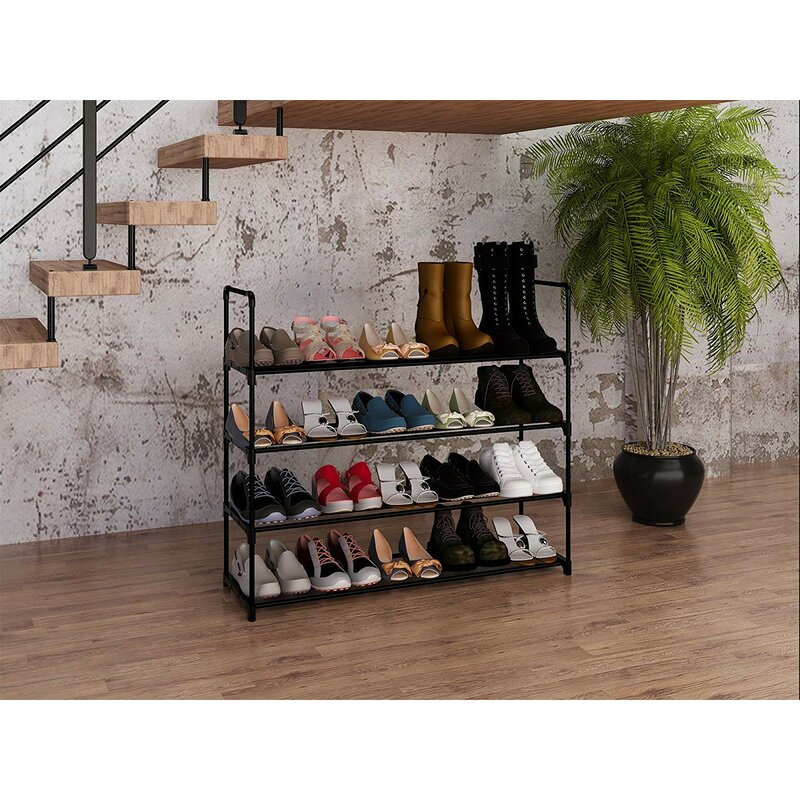 wayfair 4 tier shoe rack
