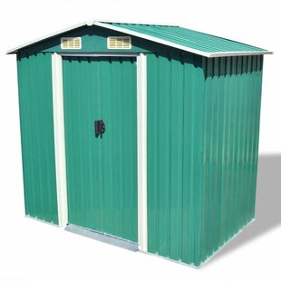 7 Ft. W X 4 Ft. D Apex Metal Shed By WFX Utility