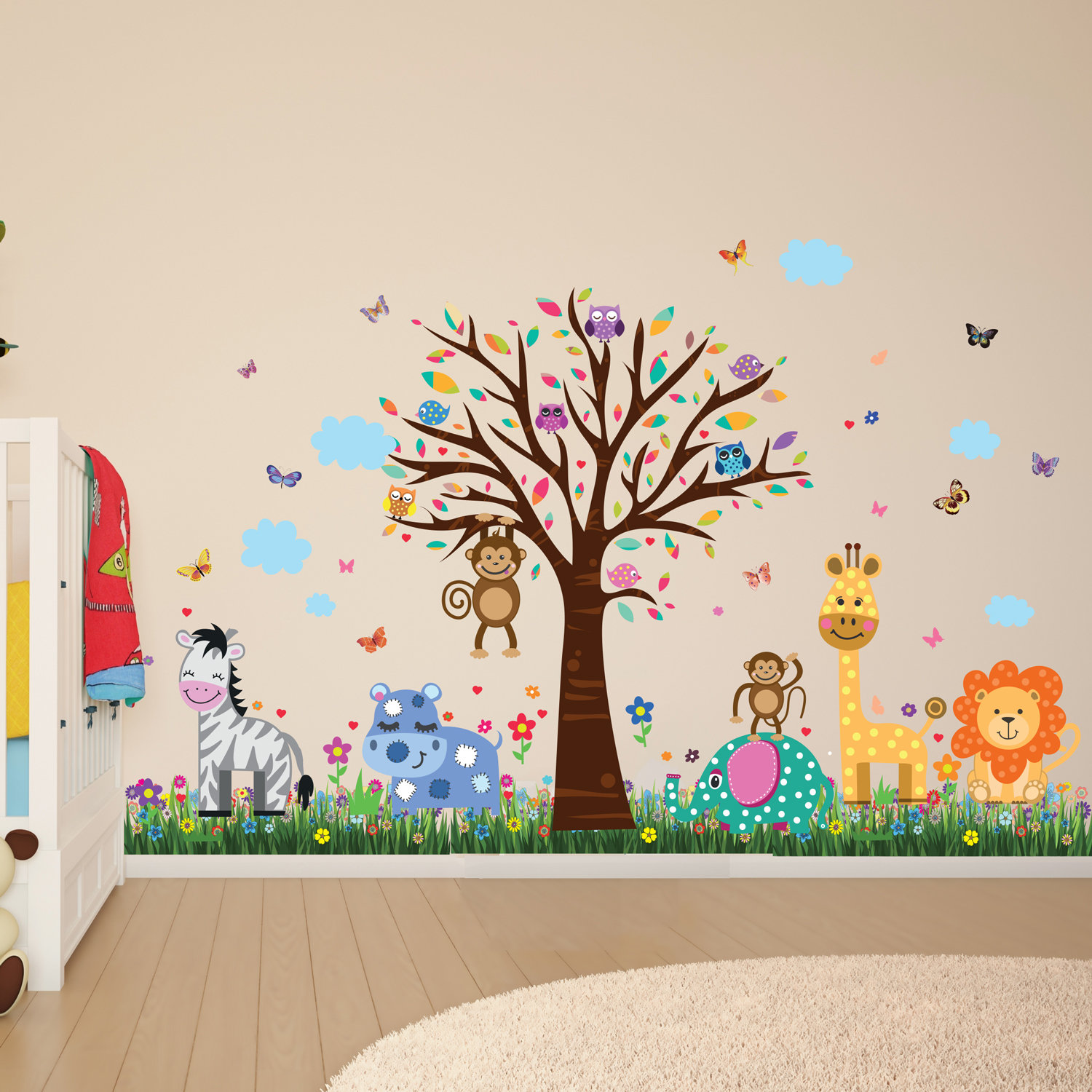 personalised playroom wall stickers