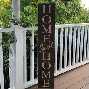 22" Young's Wood/Burlap Welcome Sign Welcome" NEW "Home Sweet Home 