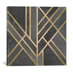 Modern Contemporary Art Deco Furniture Allmodern Art Deco Geometry I Graphic On Wred Canvas