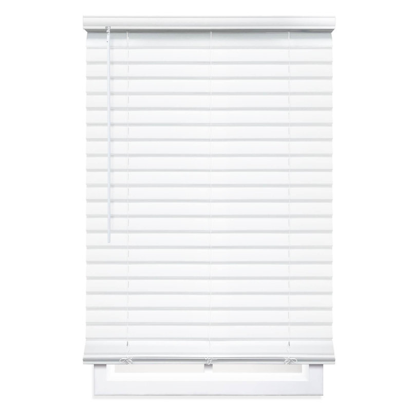 2 inch Room Darkening, Cordless Vinyl Horizontal/Venetian Blind Length & Width: 35"W x 48"L
