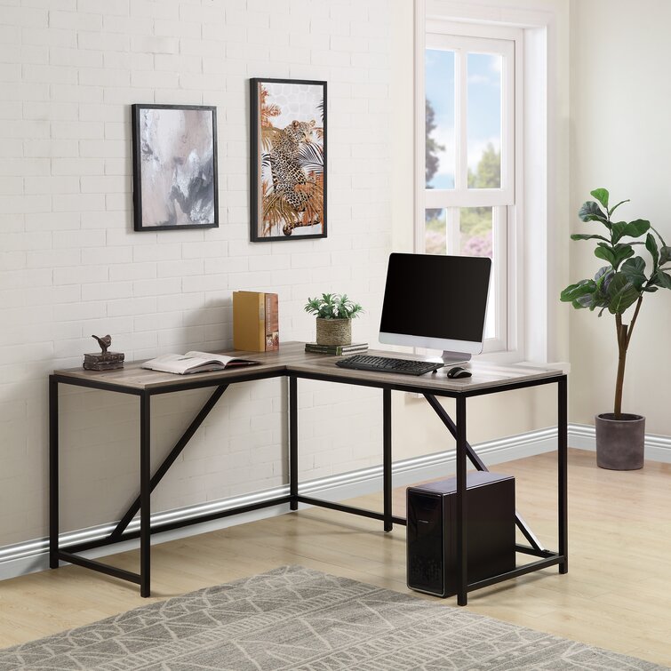 Loon Peak® Scuderi L-Shape Desk & Reviews | Wayfair