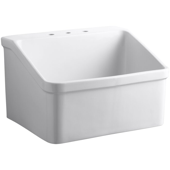 Hollister 28 X 22 Wall Mounted Laundry Sink