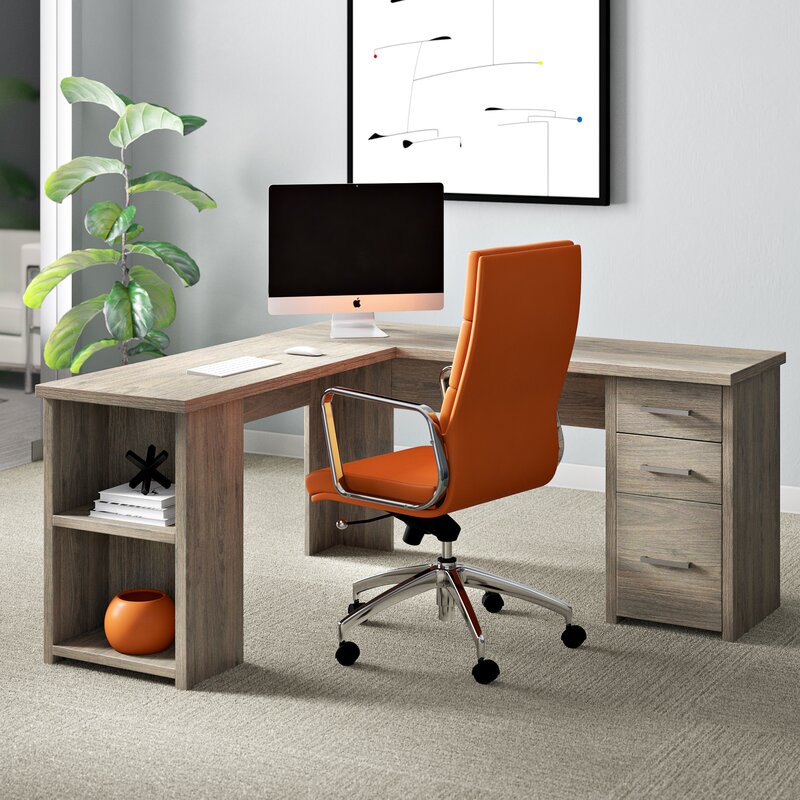 Upper Square Jovenko L Shape Executive Desk Reviews Wayfair