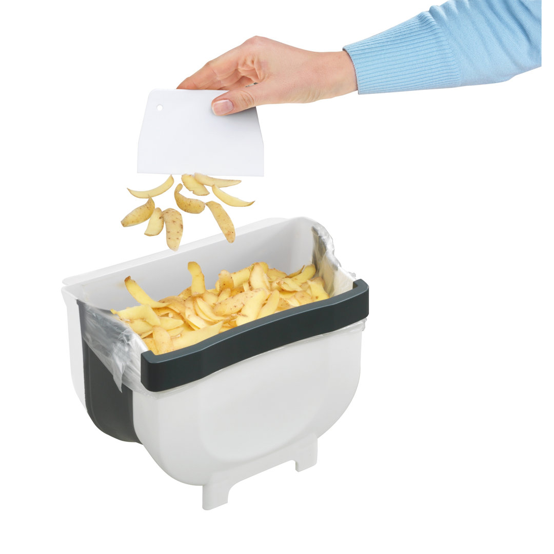 Shellie Door waste bin 5 litres, Foldable waste bin For kitchen waste