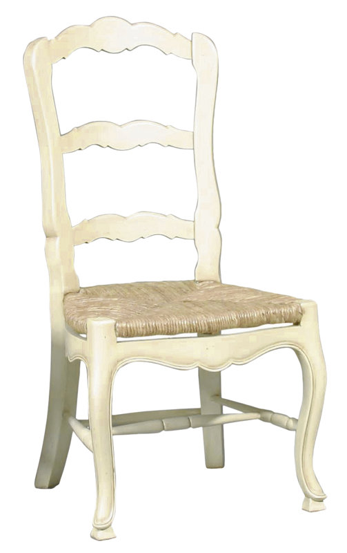 French Country Ladderback Wood Dining Chair #FrenchCountry #ladderback #diningchair