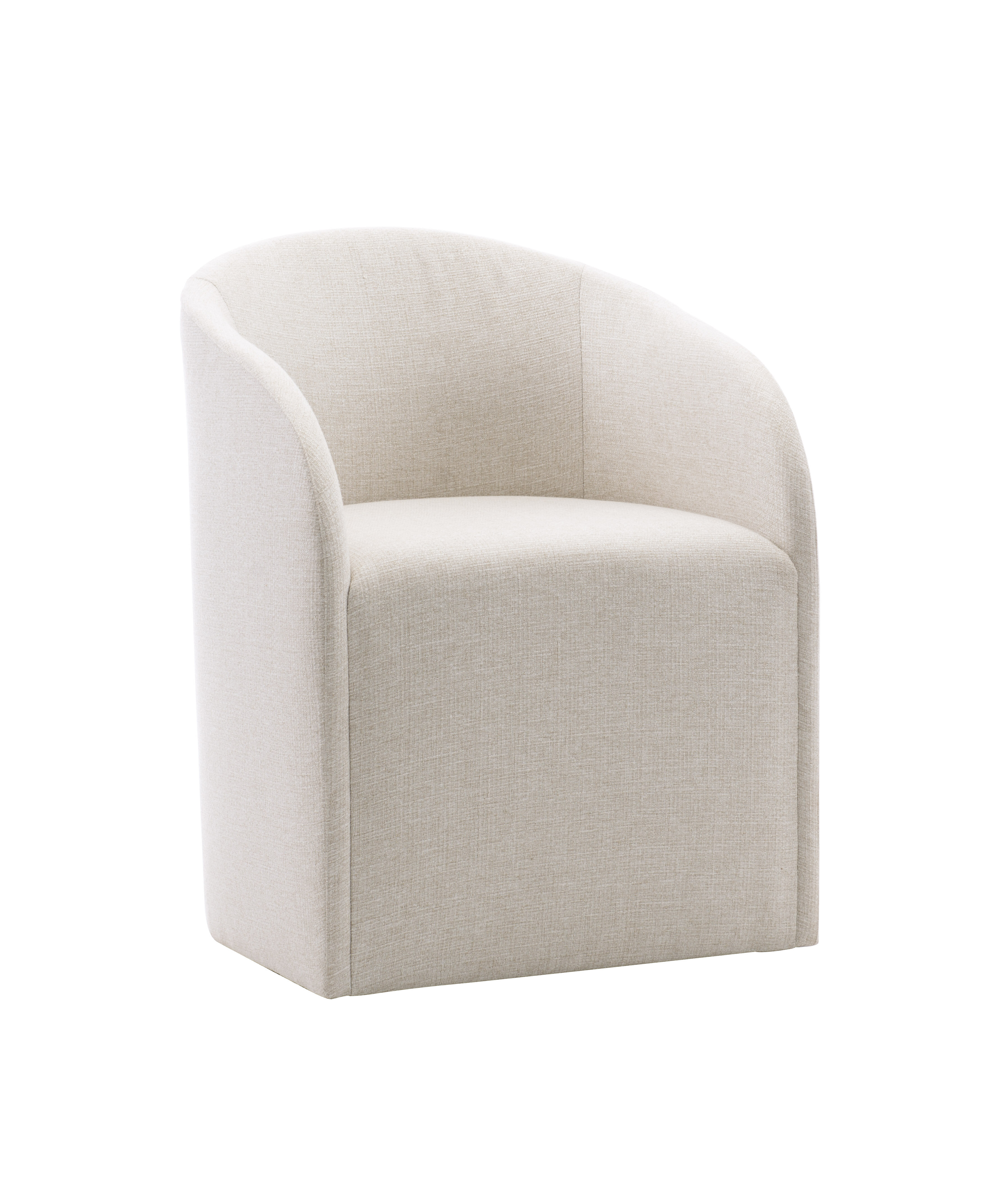 white square armchair