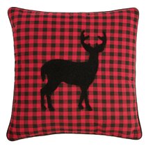 18x18 Multicolor Girls Moose Apparel Just a Girl Love Moose Throw Pillow 