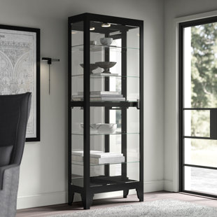 Go to store & view more images Greyleigh Winters Lighted Curio Cabinet