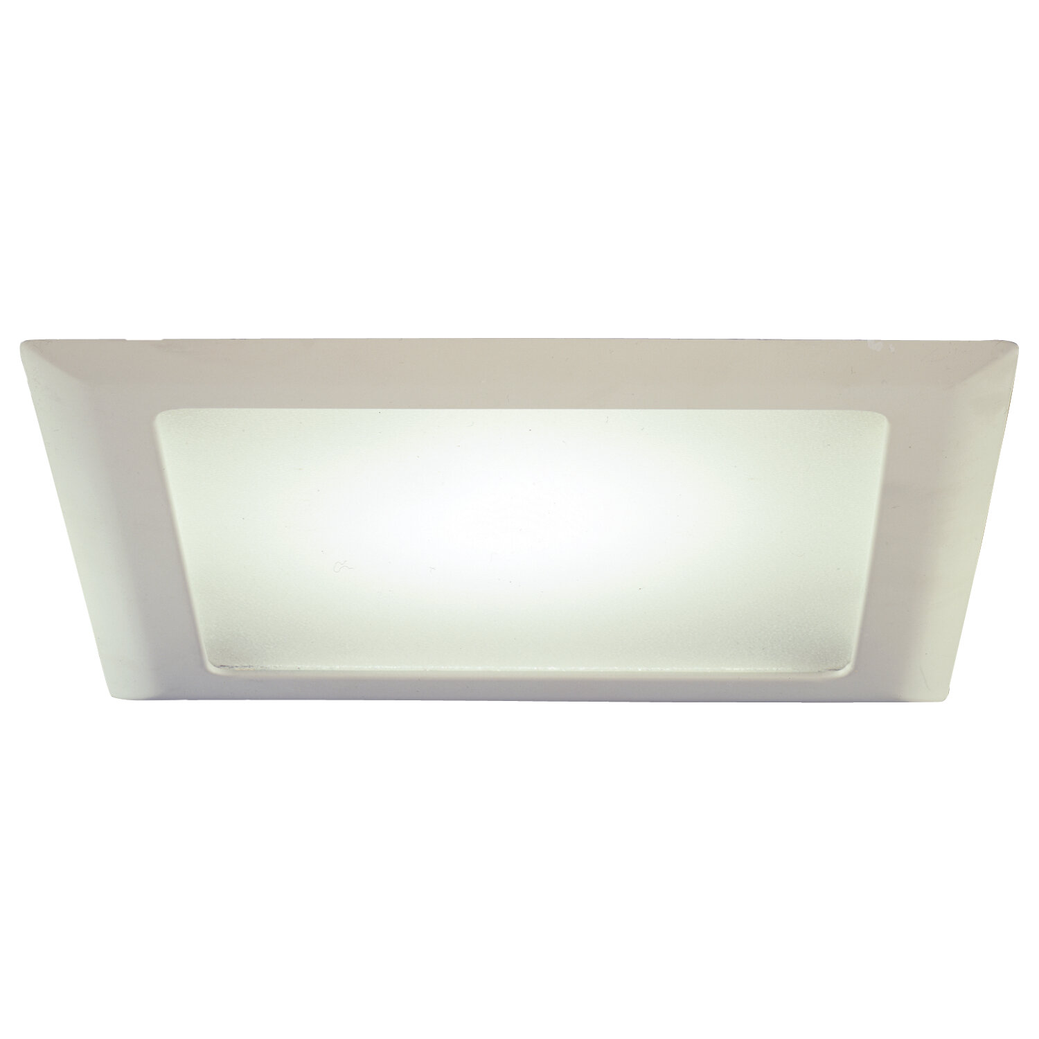 20 Series Square Albalite Lens 10 5 Open Recessed Trim