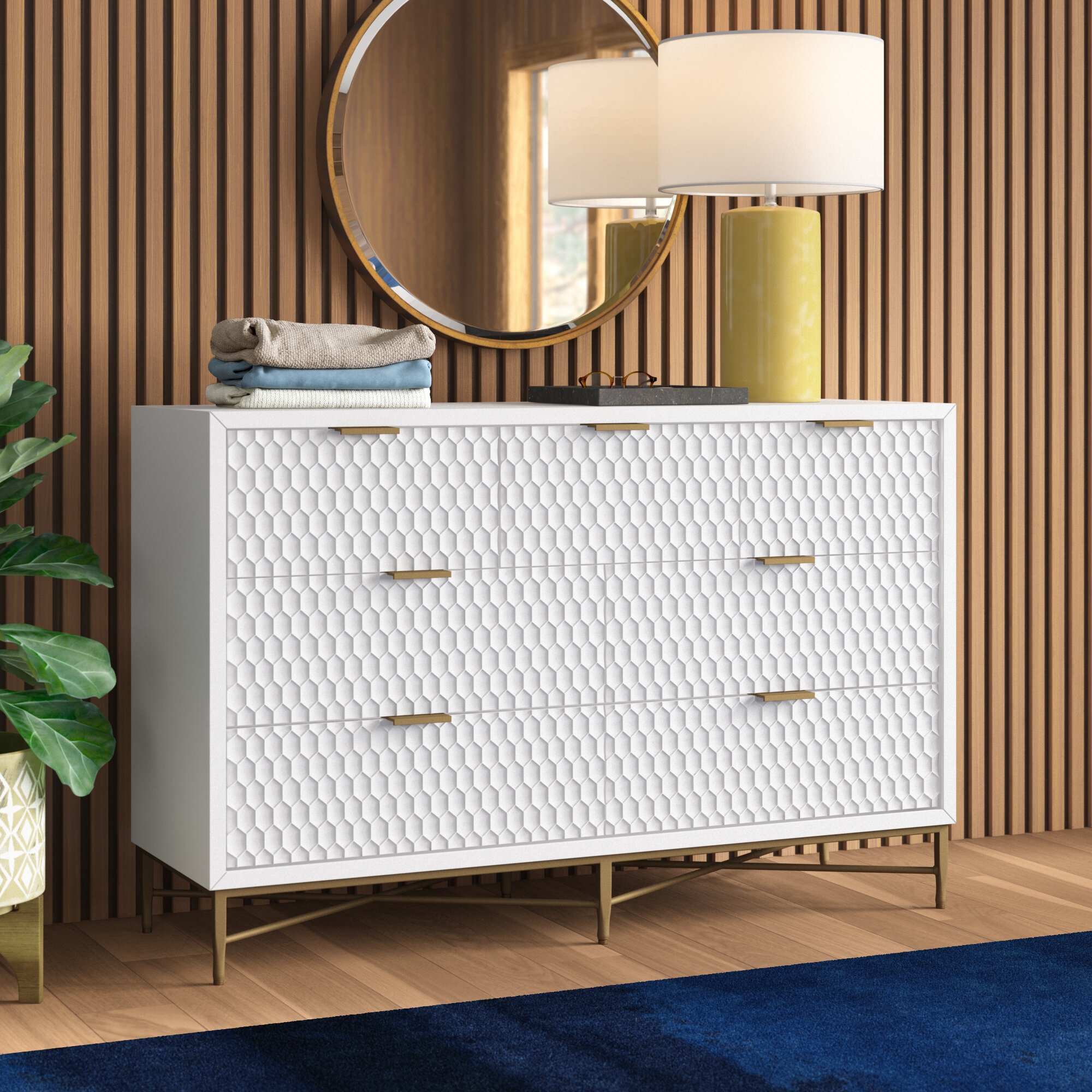 Lylah 7 Drawer Double Dresser Reviews