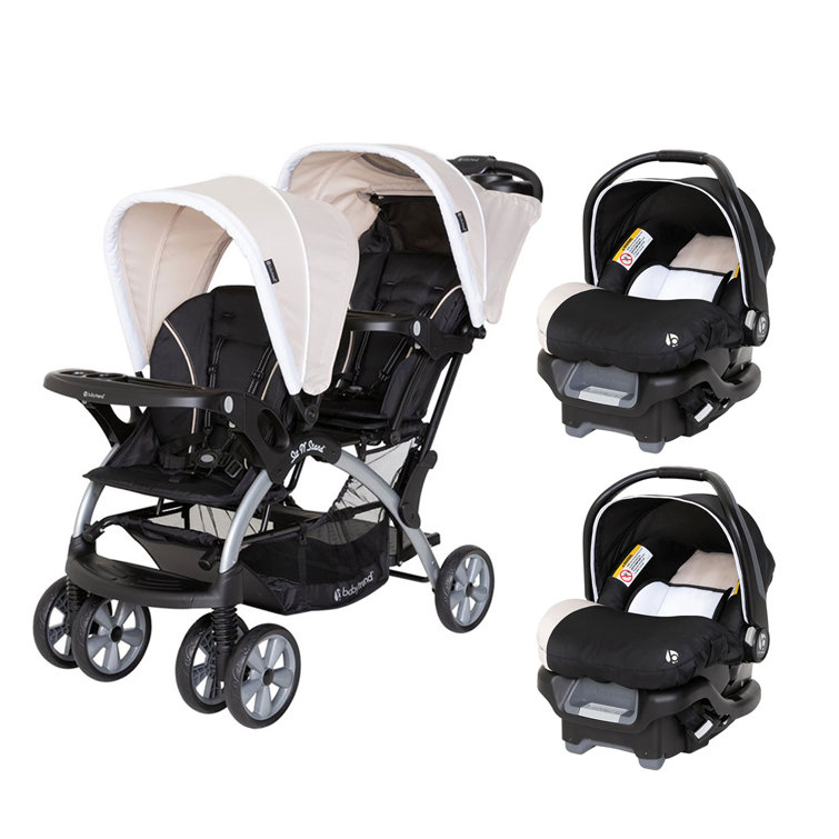 Baby Trend Sit N Stand Travel Double Baby Stroller And Car Seat Combo Wayfair