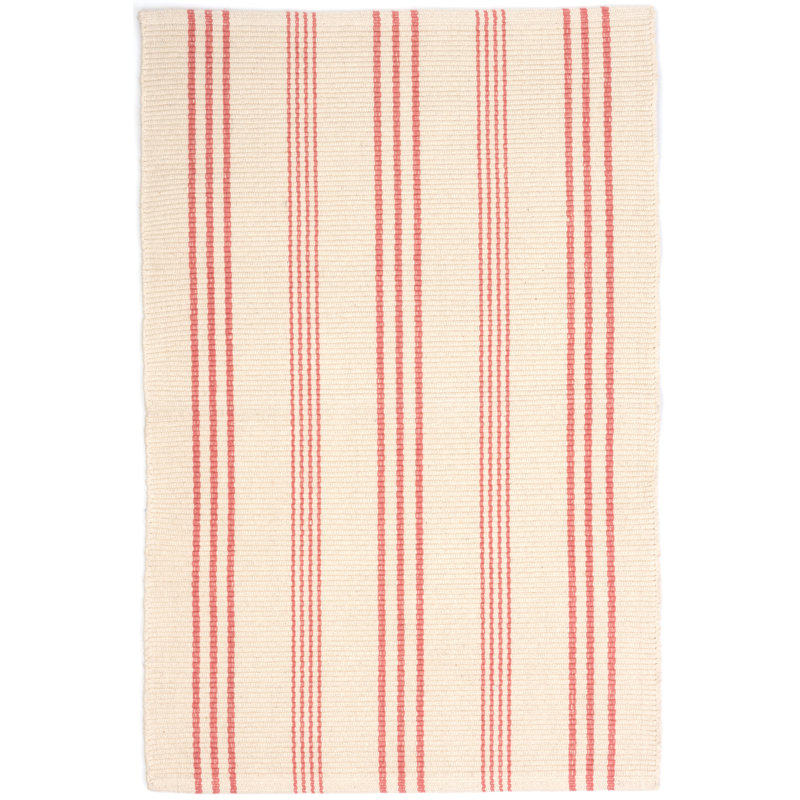 Dash and Albert Rugs Hand Woven Pink/White Area Rug & Reviews Wayfair