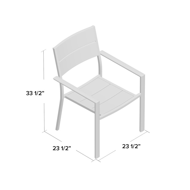 Rosecliff Heights Hillsdale Stacking Patio Dining Chair Wayfair Ca