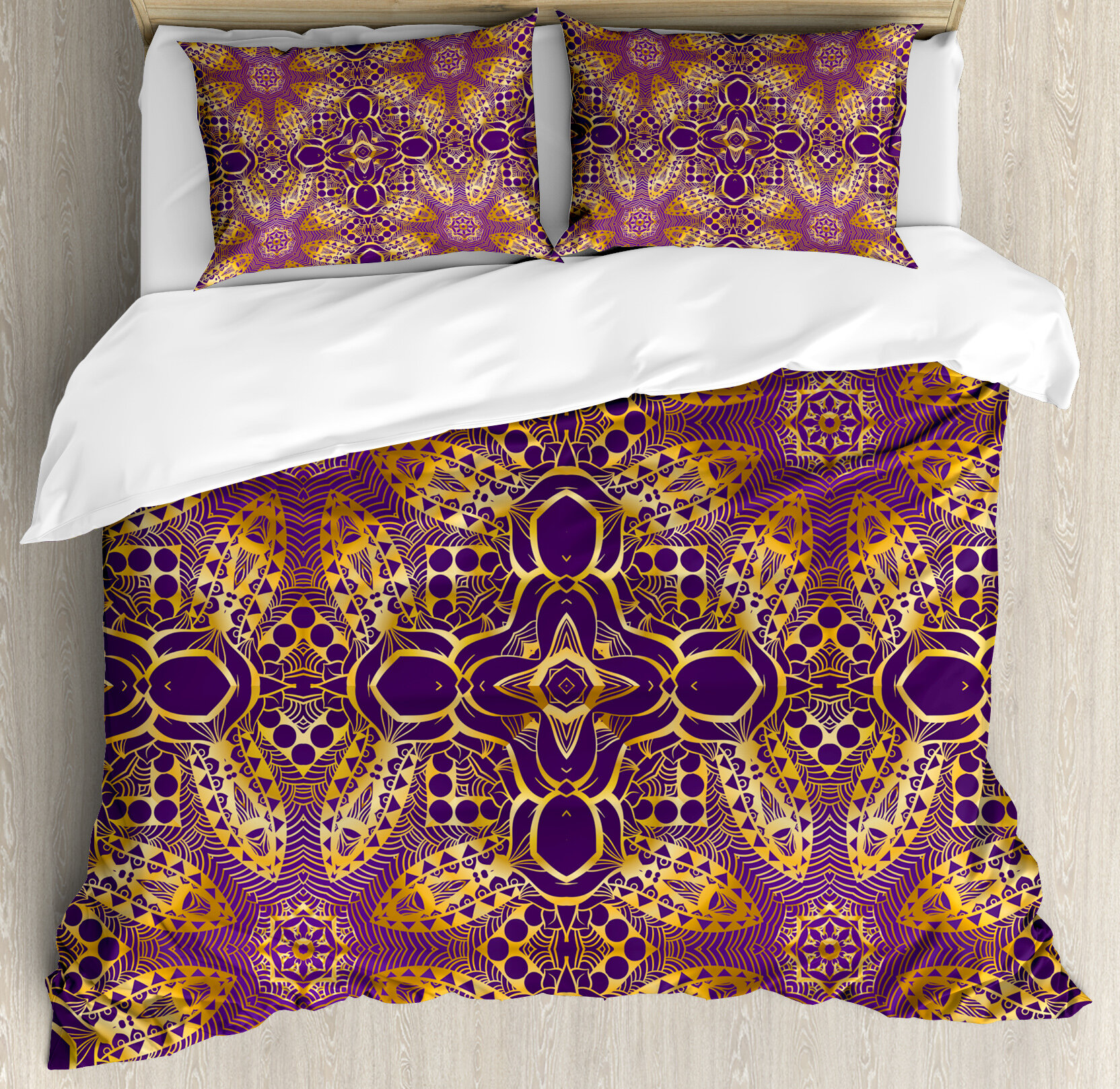 Moroccan Ethnic Indian Asian Bohemian Print Duvet Cover Quilt
