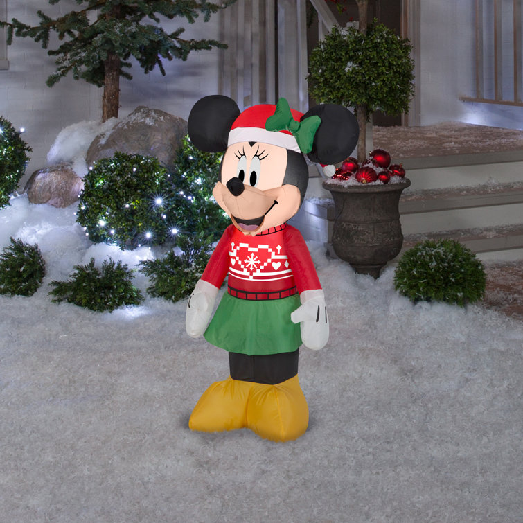 Airblown Minnie in Ugly Sweater