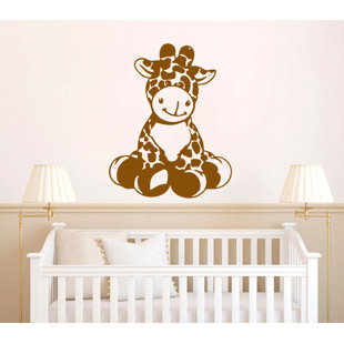 Giraffe Baby Bedding Wayfair Hollandsworth Giraffe Baby Vinyl Graphic Wall Decal