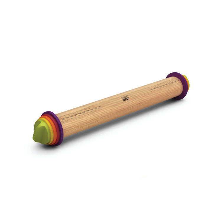 Joseph Joseph Adjustable Rolling Pin with Removable Rings